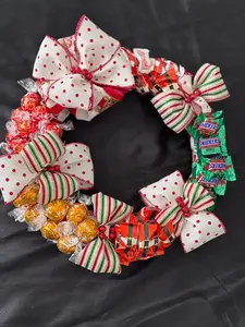 Candy Wreath Homemade Seasonal Wreaths & Gift Bouquets