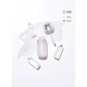 The Gloss Club - Let Me Be Clear | 9ml (double industry standard), Clear Gloss with Micro Blue Sparkle Glitters , Non Sticky Lip Gloss, Cruelty Free, Vegan Formula