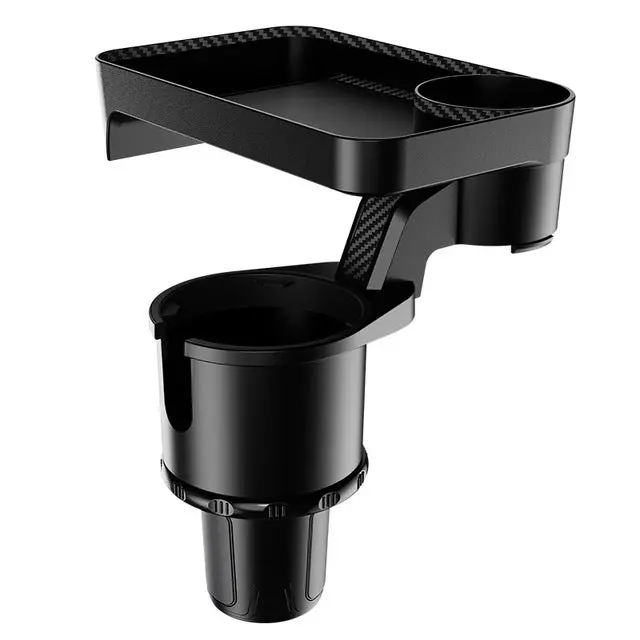 DriveDock 360 – Rotating Car Cup Holder & Snack Tray Organizer
