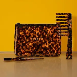 PATTERN Tortoise Tool Kit | Edge Tool & Wide Tooth Comb for Curly & Coily Hair