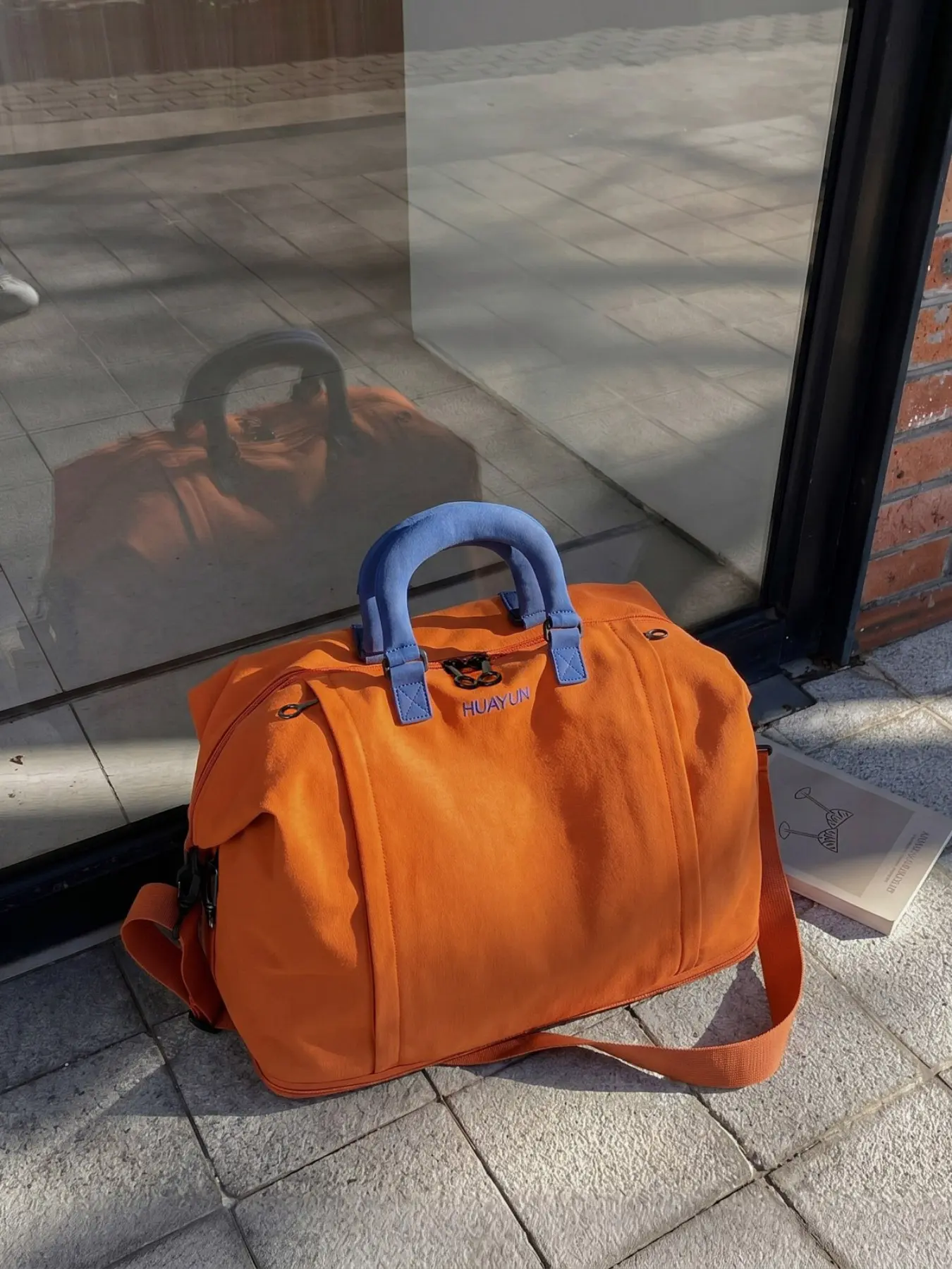 Simple Large Capacity Travel Duffel Bag, Fits Luggage, Short Trip Business Bag, Travel Gym Bag, Travel Duffle Bag, Dry Wet Separation, Oxford Fabric, Lightweight, Multicolor, Travel Bags