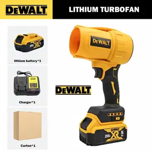 DeWalt Cordless Turbo Blower, 20V High-Speed Turbofan for Jobsite Cleaning, Dust Removal & Yard Maintenance