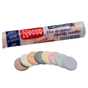 NECCO Wafers Candy – Classic Assorted & Chocolate Rolls, Retro Bulk Candy Multi-Pack 1, 6, 24 | 8-Flavor Variety Sweets