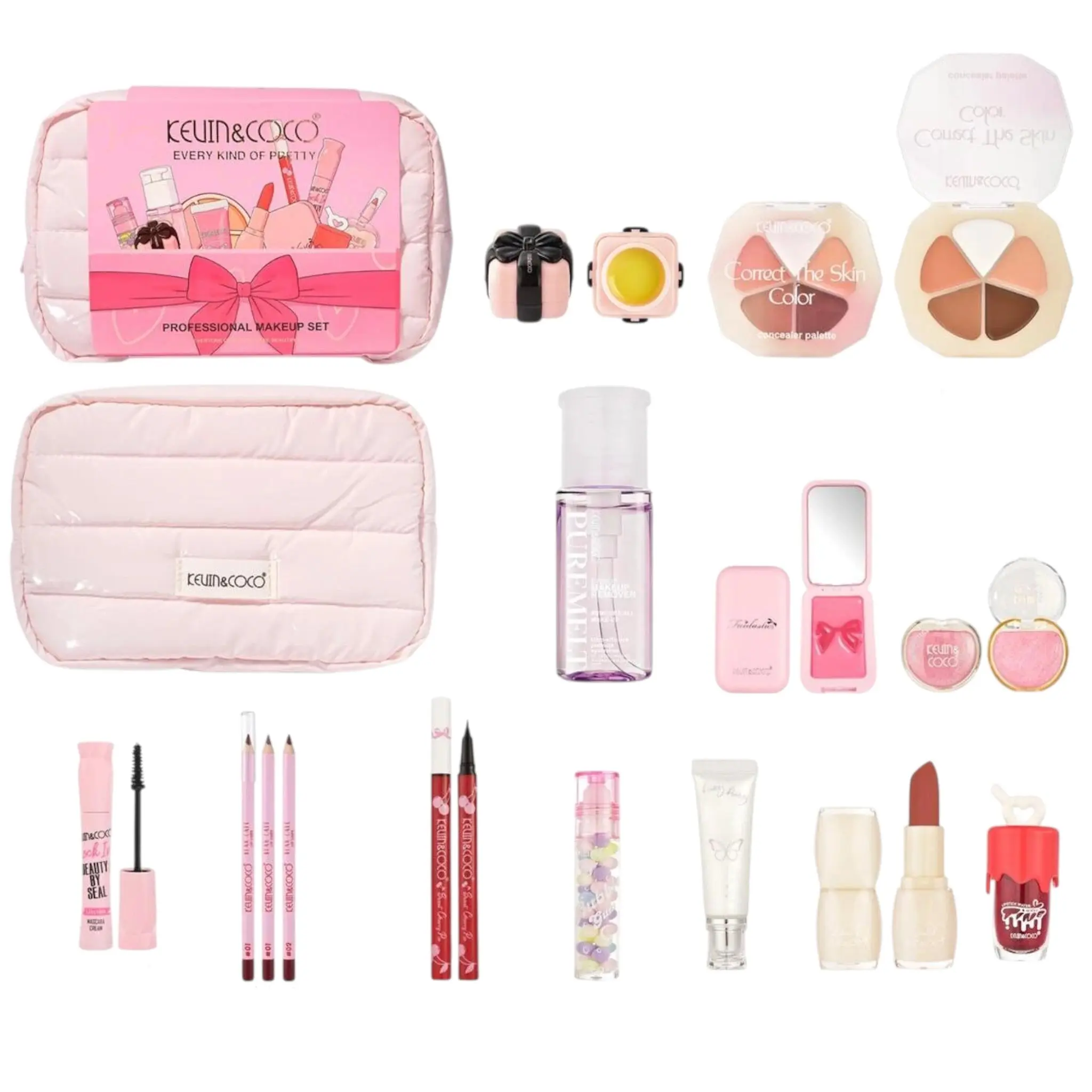 Sets de Maquillaje Every Kind Of Pretty Kevin & Coco - Venta al por Mayor 6 Sets (KC1763)