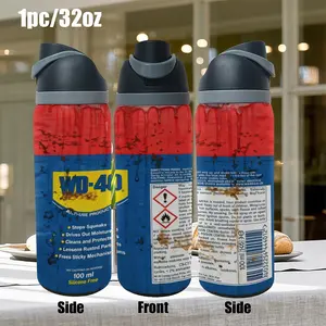 Stainless Steel Water Cup, Leak-Proof & Portable Handle, Vacuum Insulated Design, Ideal for Outdoor Fitness/camping/gym/hiking