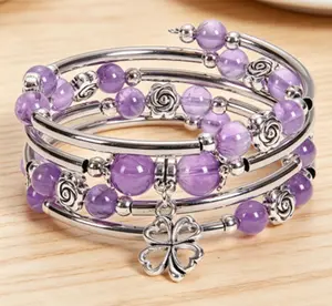 Multiple Layers Bohemian Style Bead Winding Bracelets |   Flower Pendant Trend Jewelry for Women Girls Christmas Gift outdoorfun