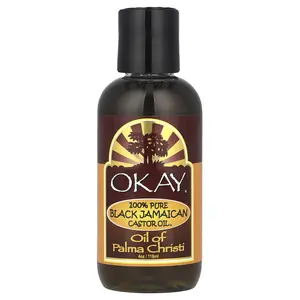 Okay Pure Naturals 100% Pure Black Jamaican Castor Oil®, 4 oz (118 ml)