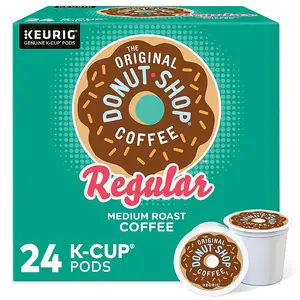 The Original Donut Shop Coffee Keurig K-Cup Pods, Medium Roast, 24/Box