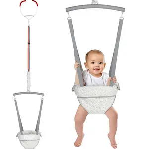 Baby Jumper, Baby Doorway Jumper with Door Clamp Adjustable Strap, Fun Activity for 6-12 Months Baby Infant
