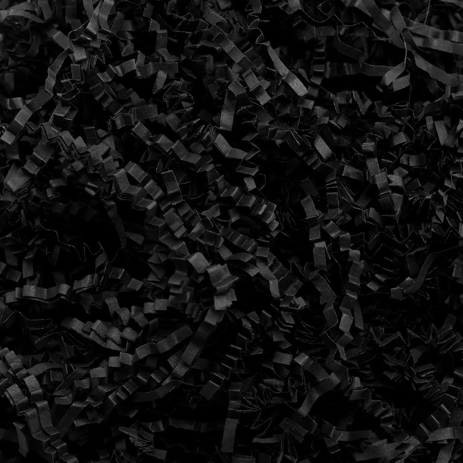 1/2 LB Crinkle Cut Paper Shred Filler 8 oz Black Crinkle Shredded Paper for  Box -  Basket Bag Filler - Grass Cushion Stuffing for Easter, Mother's day, Birthday Packaging Wrapping
