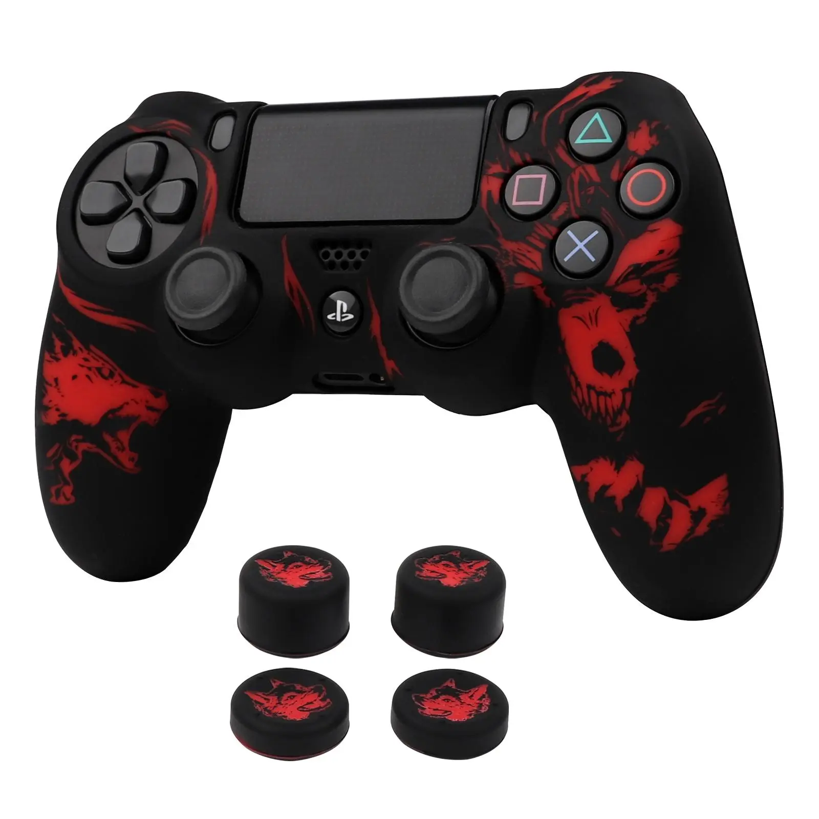 Laser Carving Soft Silicone Cover For PS4 Xbox One S Series X Controller Skin Case Gamepad Joystick Accessories Gaming Console Accessories Console Controller Accessories