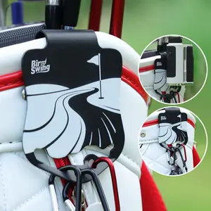 BirdSwing Metal Landing Pads for Golf Bag Accessories for Men Metal Clips for Quick and Easy Access of Golf Bags, Magnetic Golf Towels, Magnetic Golf Rangefinder Strap Golf Accessories Golf Gifts