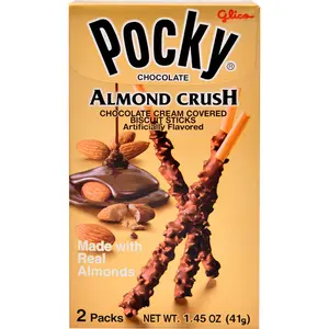 Glico Pocky Almond Crush 41 g - Sweet Snack Crispy