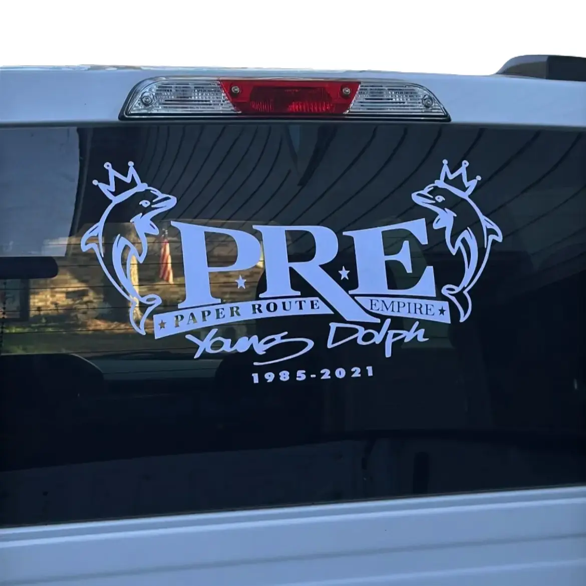 Paper Route Empire Young Dolph Custom Car Decal, Automotive Exterior Accessory for Automobile Decals, Stickers Shopping