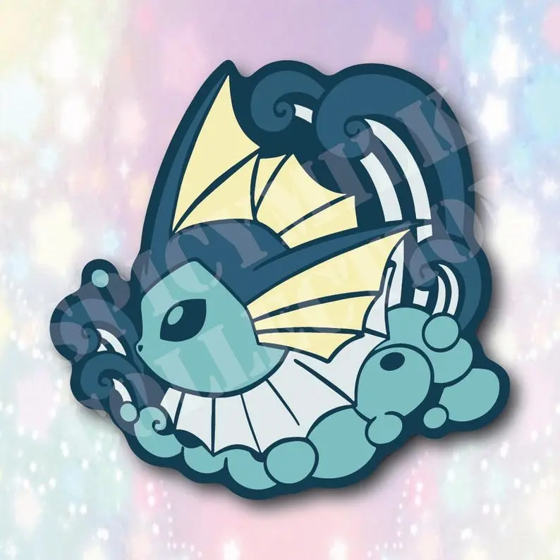 Pkm- Eevee 1 Stickers Eeveelutions Vinyl Decal