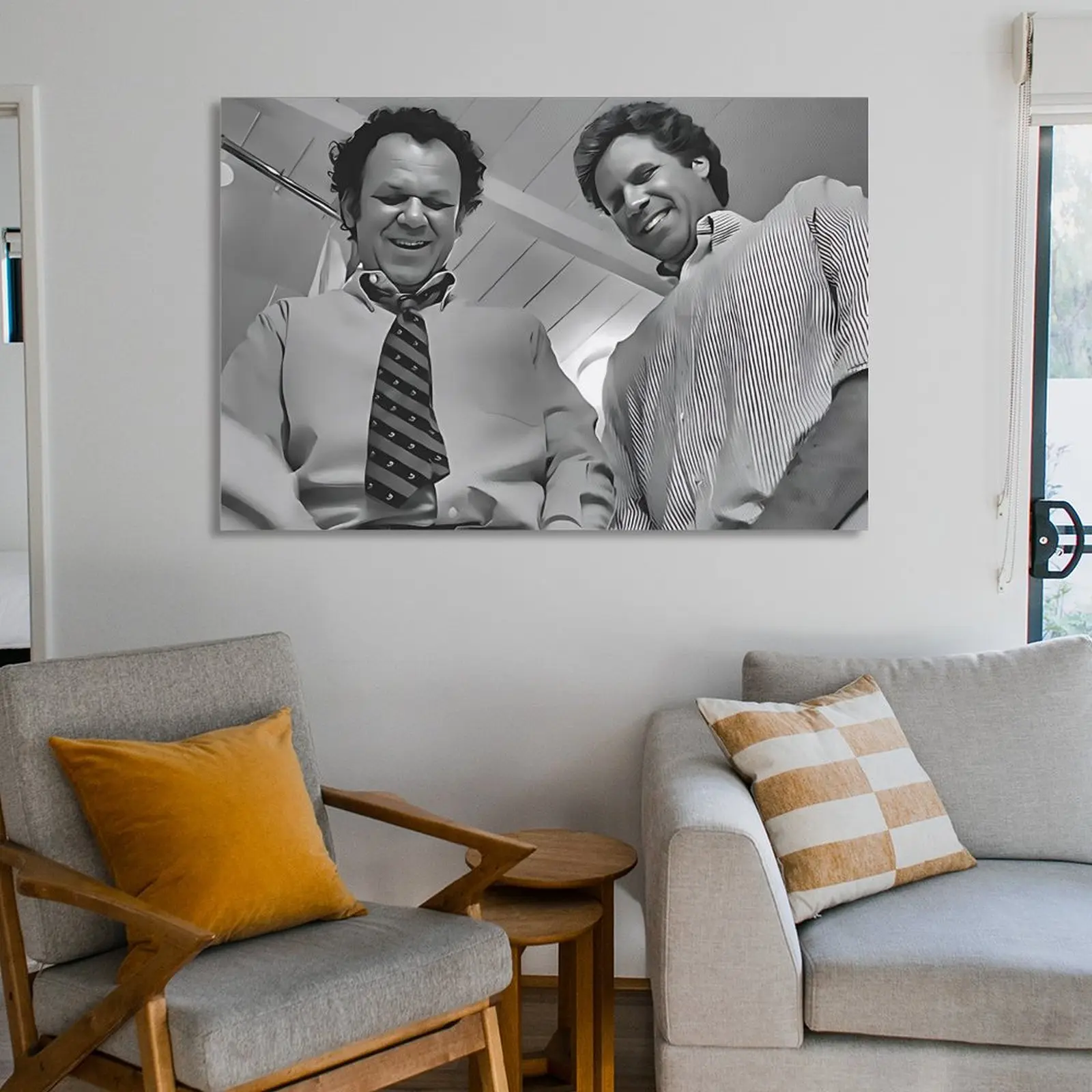 NBHYK Funny Bathroom Print Step Brothers Movie Toilet Scene Premium Quality Artistic Poster for Home Decor 08x12 12x18 16x24 20x30 24x36 Inches Framed Unframed Options