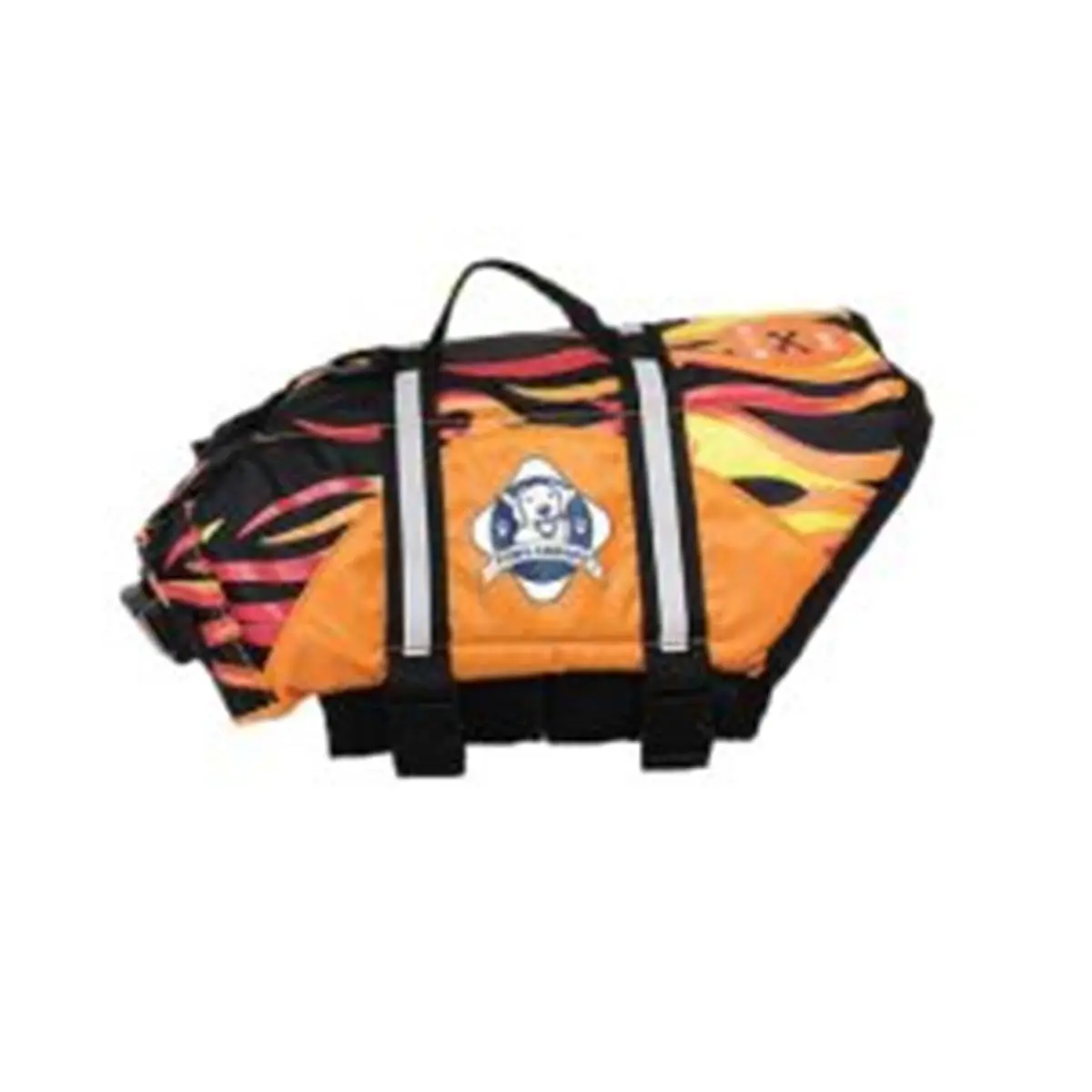 Paws Aboard F1400 Breathable Dog Life Jacket, Medium Size, Flames Design, Breathable Lifejackets