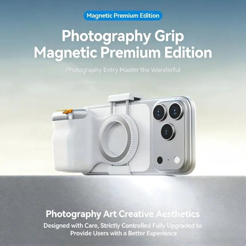 Camera Handle Mobile Magnetic phone camera handle, suitable for fun shooting and Creative ...