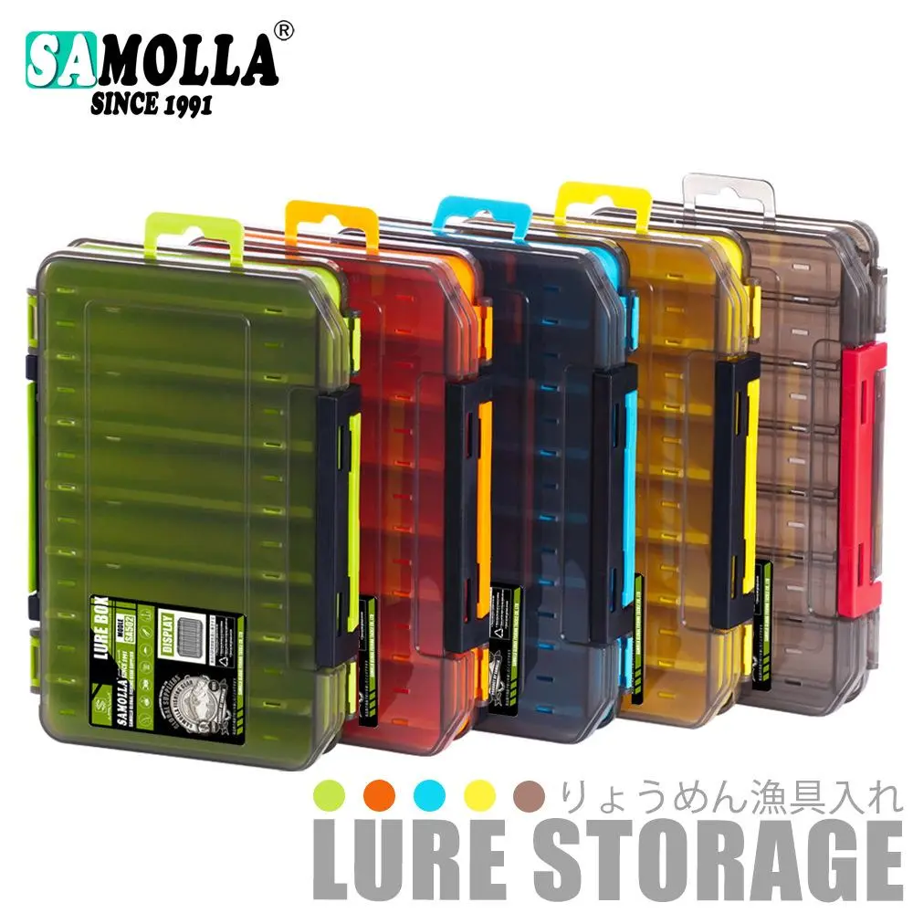 Fishing Tackle Organizer - Soft Lure Storage Box for Artificial Bait, Angling Supplies, Fishing Accessory, Sports & Outdoor Gear
