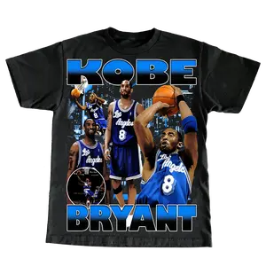 "kobe" Blue - Vintage Bootleg Tee Graphic Unisex T-Shirt Menswear Top