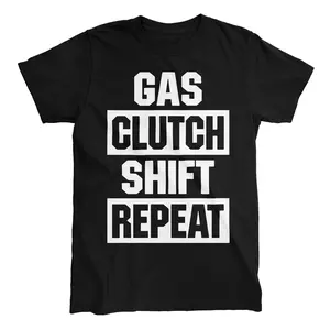 GAS CLUTCH SHIFT REPEAT T-shirt