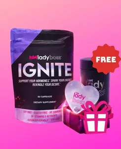 LadyBoss IGNITE Starter Kit | Women's Daily Vitality Blend - Hormone Support, Energy & Mood Supplement, 60 Capsules