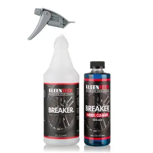 KLEENTECH Breaker Wheel Cleaner - 16oz Non-Acid Formula with Spray Bottle for Safe Wheel & Tire Cleaning