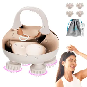 COMFIER Cordless Scalp Massager with 3 kneading Modes, [2026] Gift for Men,Women,Waterproof Head Massage with 8 Claws for Deep Cleansing,Head Scratcher,Body Massager,Cat Massage