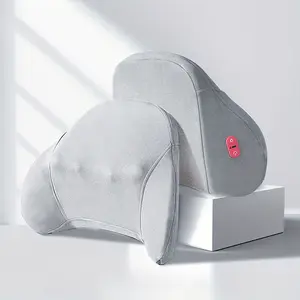 Ergonomic Back & Waist Relief Massage Cushion Portable Heated Kneading Massager for Office Home and Travel Relaxing Design Ideal for Any Setting Rechargeable Shiatsu deep