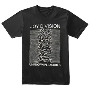 Joy Division Unknown Pleasures Vintage T-Shirt Cotton Gift For Fans Menswear Top Tee Crewneck