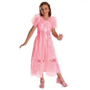 Girls' Wicked™ Glinda Popular Dress Halloween Classic Costume Dress - Pink - 4-6