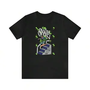 180gMost Popular Unisex Jersey Short Sleeve Tee.Shirt.Skateboard T-Shirts.Men T-Shirts