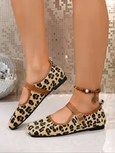 Women's Comfortable Casual Wedge Shoes, Pointed Toe Design, Cross Elastic Laces, Perfect for Daily Wear, Stylish and Versatile Footwear, Lightweight Flats