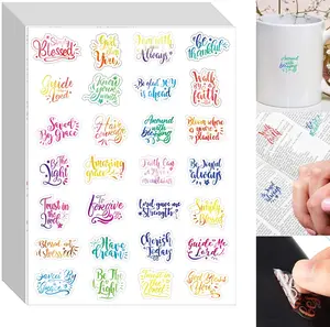 Christmas Gift 840Pcs Inspirational Bible Verse Stickers for Christian Clear Stickers Motivational Verse Stickers Transparent Quotes Sticker Faith Stickers Inspirational Scripture Decals Aesthetic  Stickers Supplies DIY Scrapbook for Bible Journaling