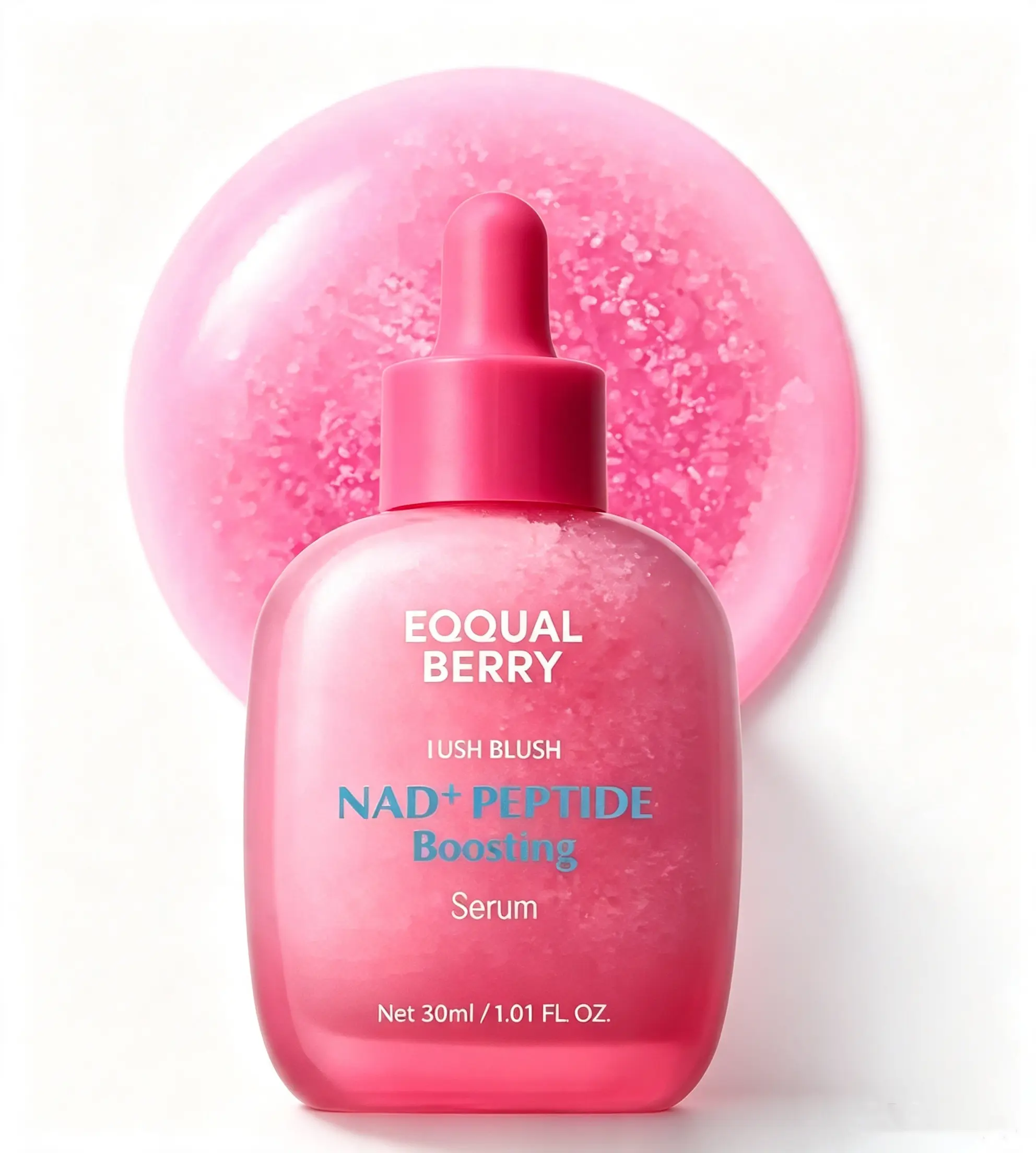 NAD+ Peptide Serum + Cream Set – Firming Anti-Aging Korean Skincare, Smoothie Formula | EQQUALBERRY