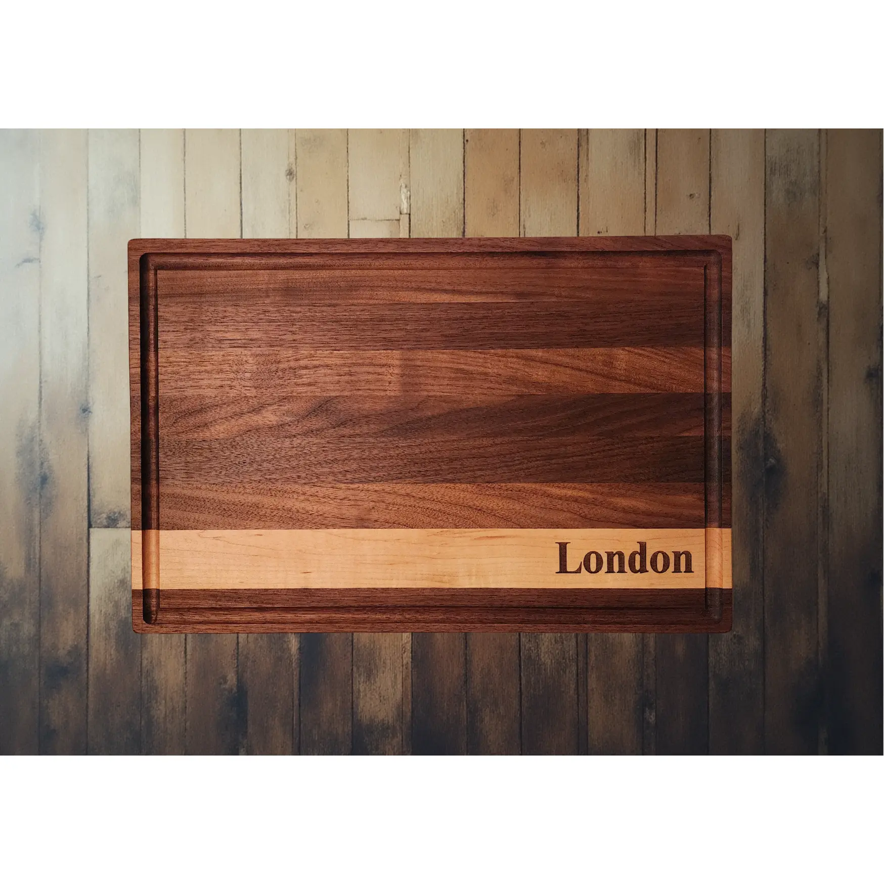 17.5" Walnut Cutting Board - Perfect for Engraved Name