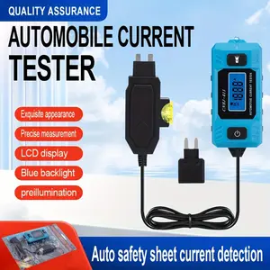 Automotive Circuit Tester & Fuse Tester with Digital Display - Heavy-Duty Car Current Meter, Ampere Voltage Meter, Ampere-Hour Meter 48V