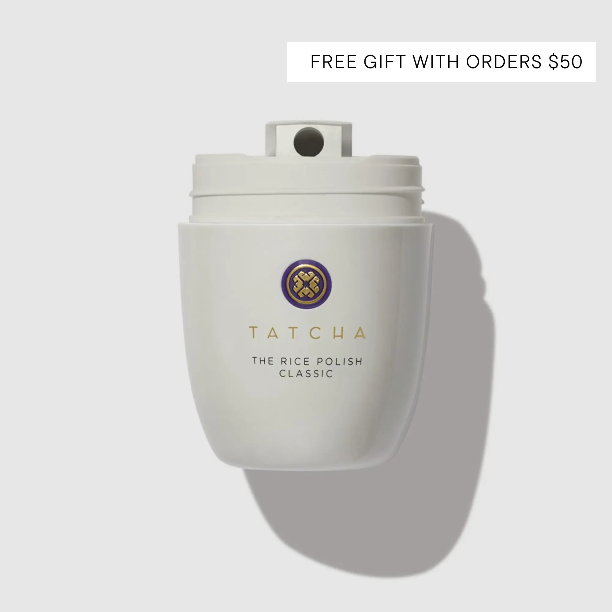Tatcha The Rice Polish: Classic, Foaming Enzyme Exfoliant Powder, Daily Non-Abrasive Exfoliator, Smoothing, 60g (2.1 oz)