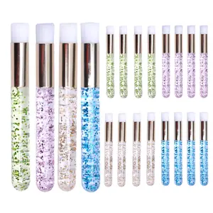 24 Pcs Lash Shampoo Brushes,Lash Cleanser Brush for Eyelash Extension,Peel Off Blackhead Remover Noise Cleaning Washing Brush with 4 Pcs Travel Tube Makeup Pack Set Cosmetic Kit Cleansing