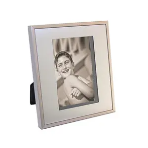212 MAIN Natico Originals 4x6 in Stainless Steel Photo Frame - 3D Effect, Wall Display, Baby & Maternity Decor, Ideal Gift