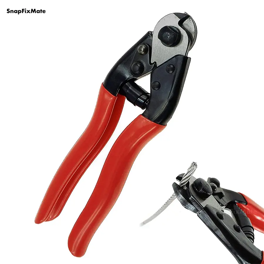 GJANSH Cable Cutter Wire Cutter Heavy Duty up to 5/32" Stainless Steel Aircraft Wire rope for Decking Railing Fencing Bike Bicycle Brake Cutter DIY projects