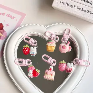 Gift Internet Celebrity Cute Keychain Blind Bag Cartoon Resin Cute Packaging Pendant Kindergarten children's Gift Stall Prize