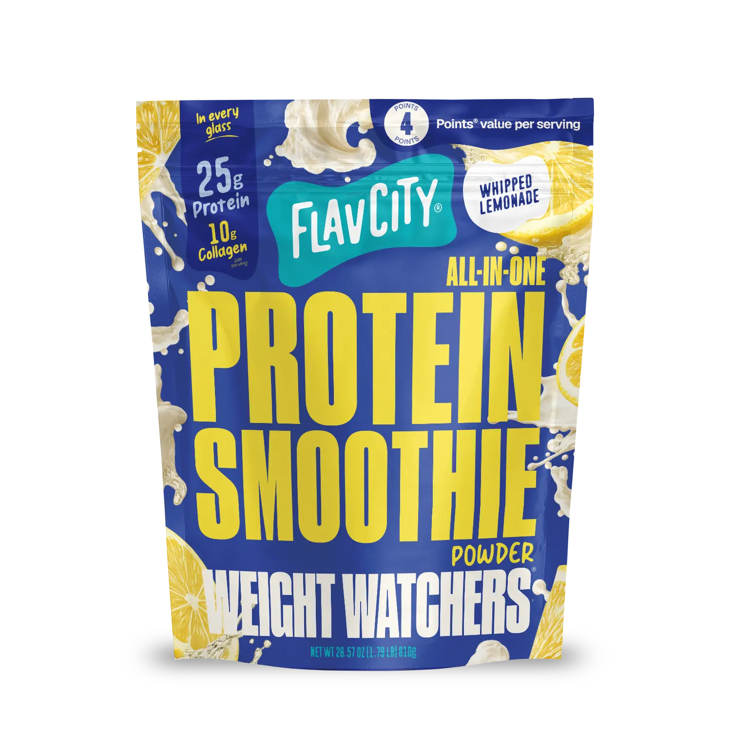 Whipped Lemonade Protein Smoothie by FlavCity Weight Watchers
