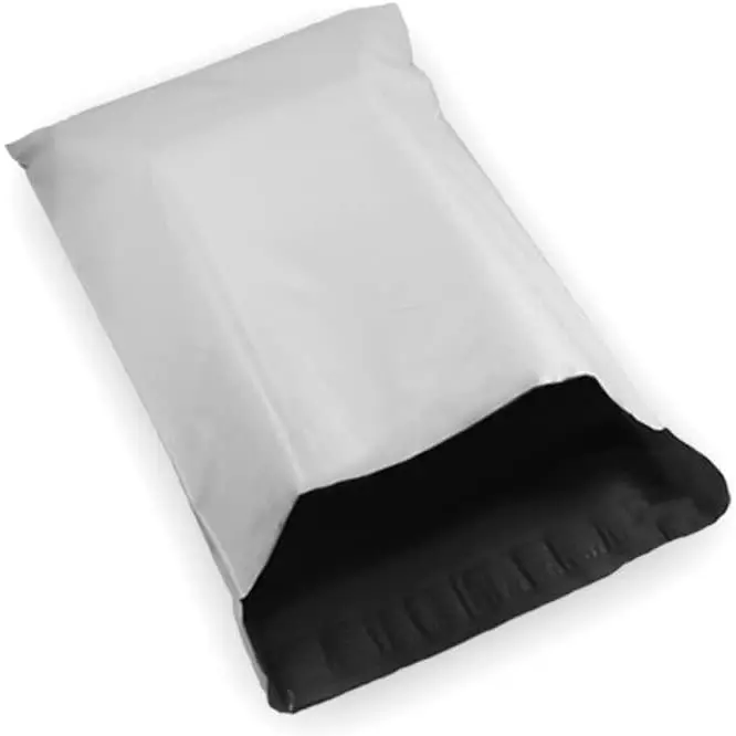 10  12 x 16 White Large Poly Mailer Size #5 Self Sealing Envelopes Plastic Shipping Mailing Bags 12x16 1.7 mil