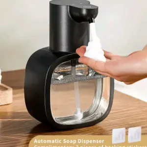 Automatic Foam Soap Dispenser Hands-Free Touchless USB Rechargeable Wall-Mountable Adjustable Output for Liquid Soap Dish Detergent & Body Wash