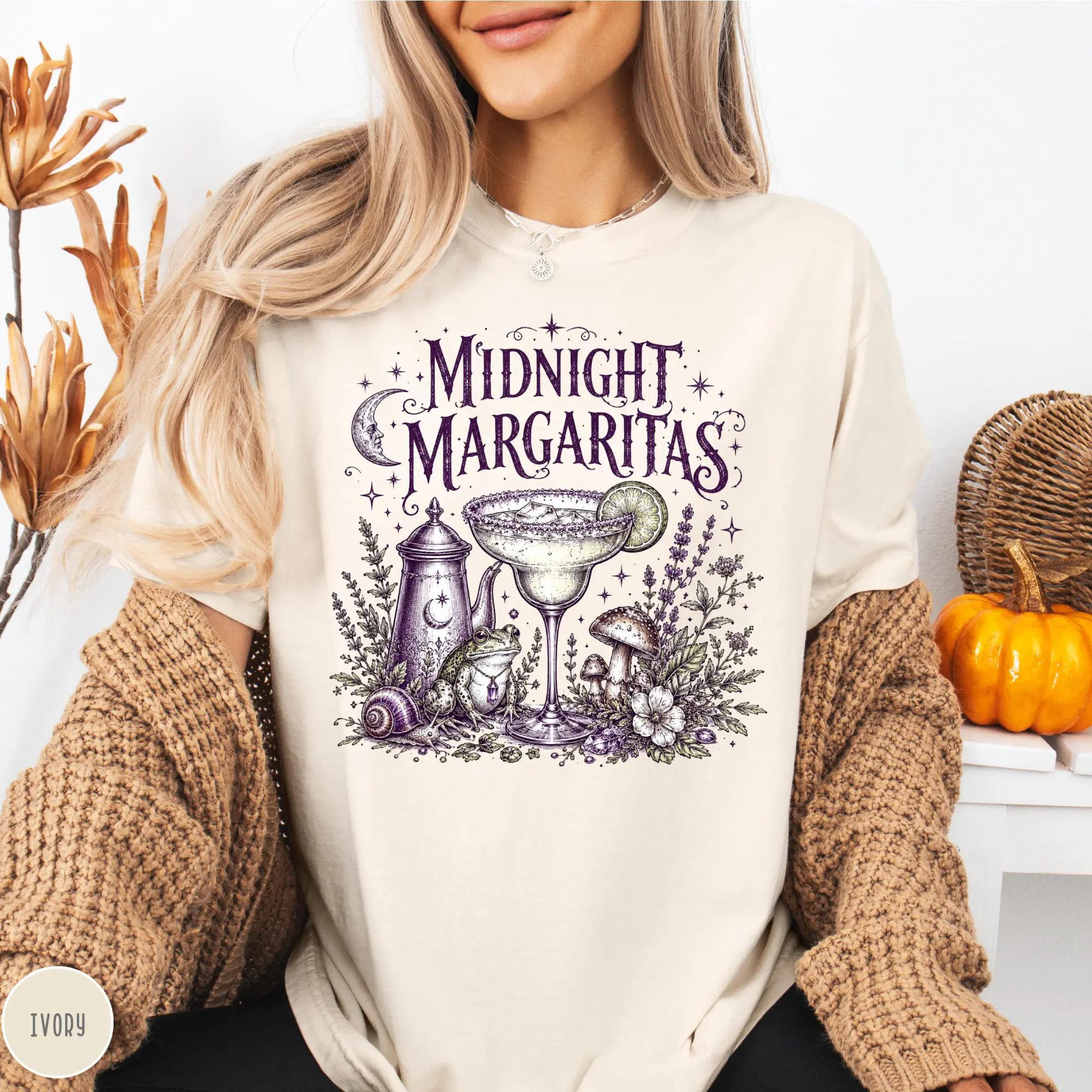 Comfort Colors Midnight Margaritas Shirt, Cute Halloween Movie Fan T-shirt