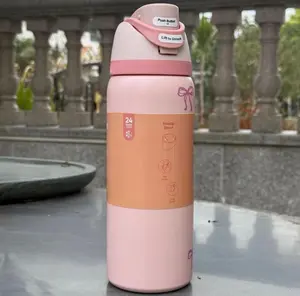 OW 24/32oz Winter Limited Stainless Steel Insulated Water Bottle Hand Washing Recommended For The Bottle Body, Ensuring Convenient And Hassle-Free Daily Maintenance. It Features 24-Hour Long-Lasting Hot And Cold Retention Drinkware Flasks Lid Portable Mug