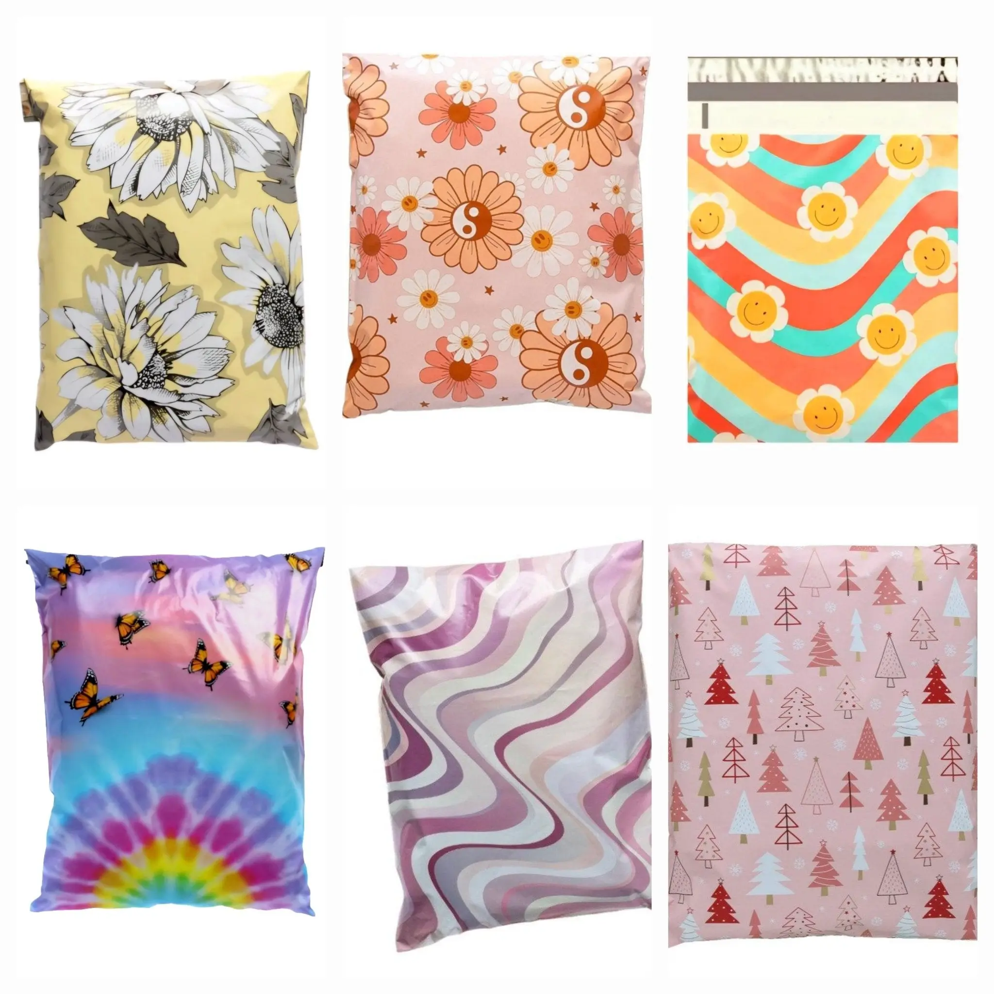 XL Variety Pack of 20 Poly Mailers Size 14x17 Colorful Shipping Bags