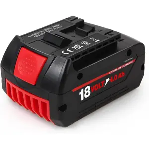 Replacement for Bosch 18V  4.0Ah Lithium ion Rechargeable Bateria Compatible with Bosch Tools BAT609