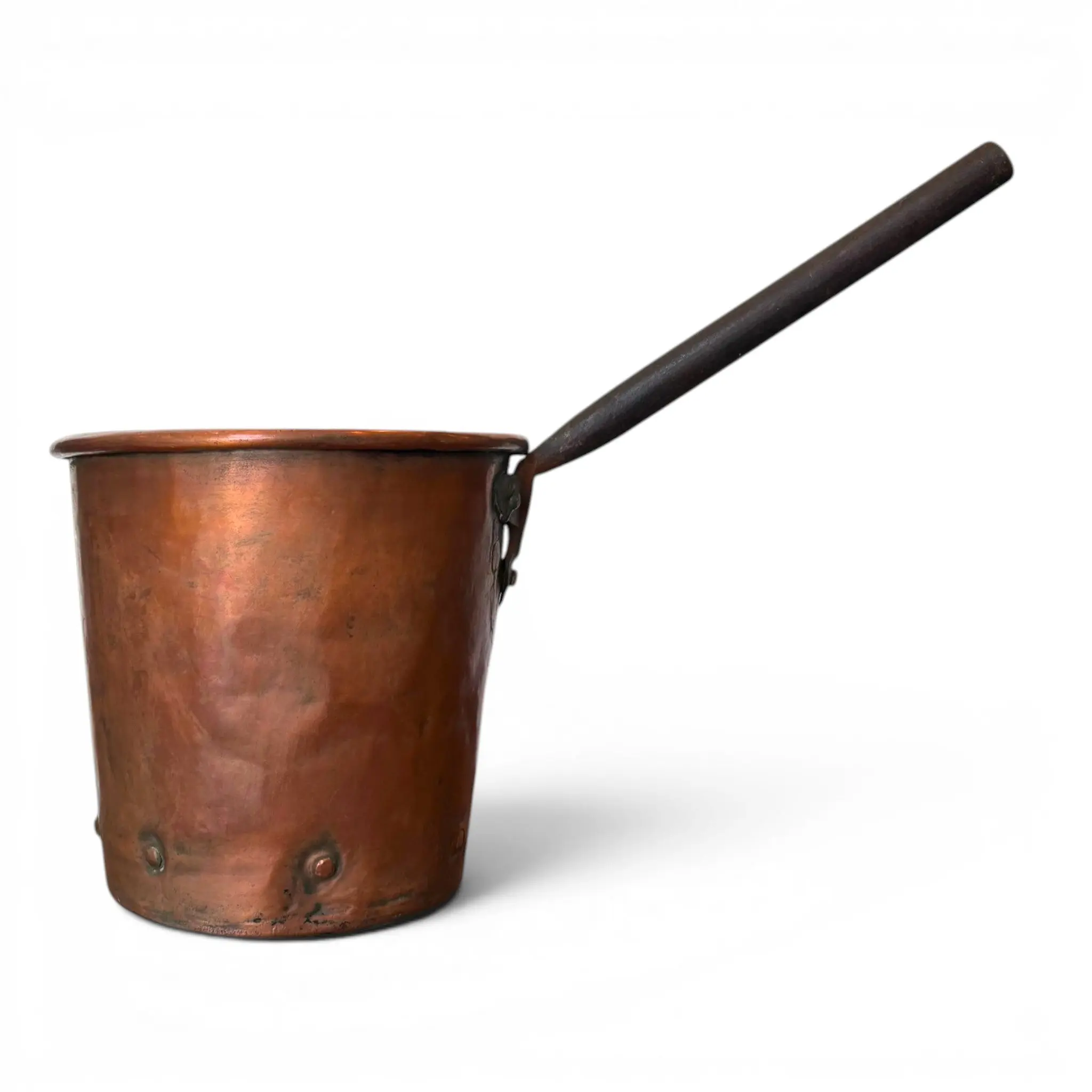 Copper Pot with Iron Handle Copper Pot with Iron Handle